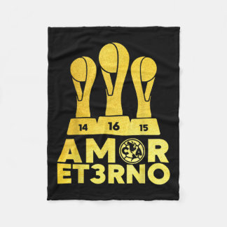 Amor Et3rno America Tricampeon  Fleece Blanket