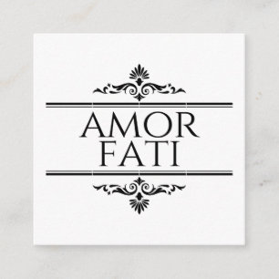 Amor Fati Enclosure Card