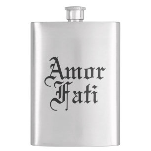 Amor Fati Hip Flask