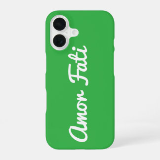 Amor Fati Quote iPhone 16 Case