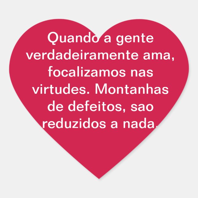 Amor Heart Sticker (Front)