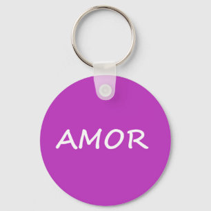 Amor, Spanish Love Key Ring