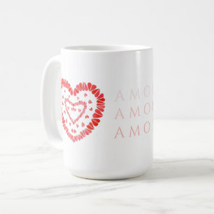 AMOR-SPANISH LOVE Tall White Mug