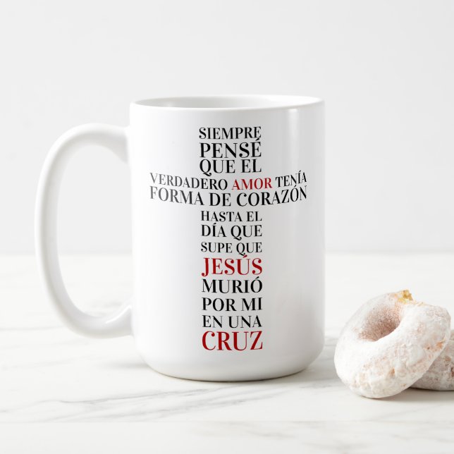 Amor verdadero coffee mug (With Donut)