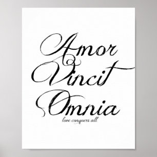 "Amor Vincit Omnia" 8x10 Print