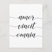 Amor vincit omnia inspirational