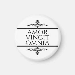 Amor Vincit Omnia - Love Conquers All Magnet