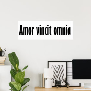 amor vincit omnia poster