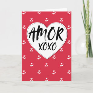 Amor xoxo card