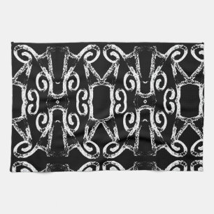 Amora a Black and White Tea Towel