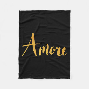 Amore - Italian Love Valentine's Day Fleece Blanket