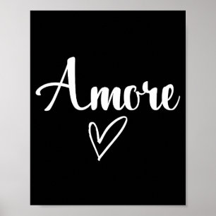 Amore - Italian Love Valentine's Day  Poster