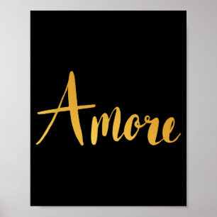 Amore - Italian Love Valentine's Day  Poster