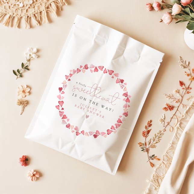 AMORE Little Sweetheart Valentine Day Baby Shower Favour Bag (Creator Uploaded)