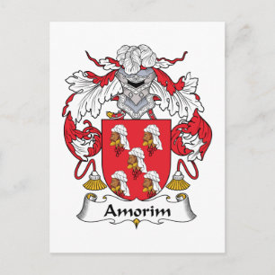 Amorim Family Crest Postcard