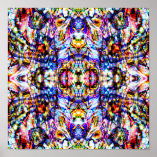 Amorphous Emergence (12 by 12) Art Print Poster
