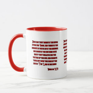 Amos 5:8 KJV Bible Verse Two-Tone Mug