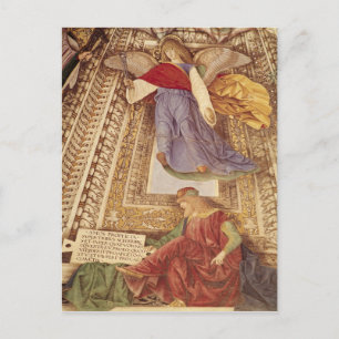 Amos and Angel holding pincers of the Passion Postcard