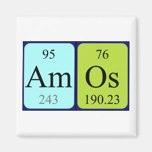 Amos periodic table name magnet