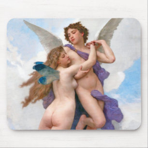 Amour and Psyche, Bouguereau Mouse Pad