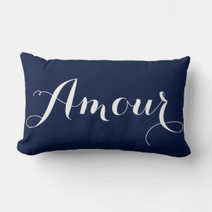 Amour Love Lumbar Throw Pillow