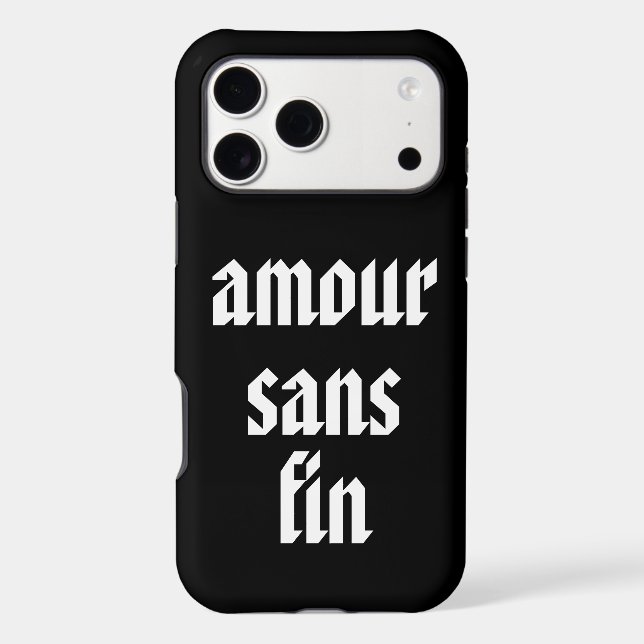 Amour Sans Fin (Endless Love) French Quote (Back)