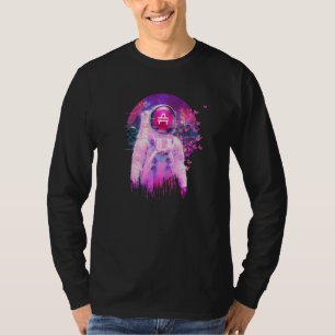 Amp Crypto Moon Man Space Dream Cryptocurrency T-Shirt