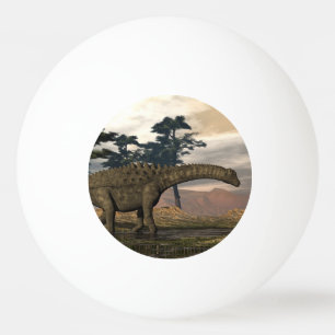 Ampelosaurus dinosaur ping pong ball