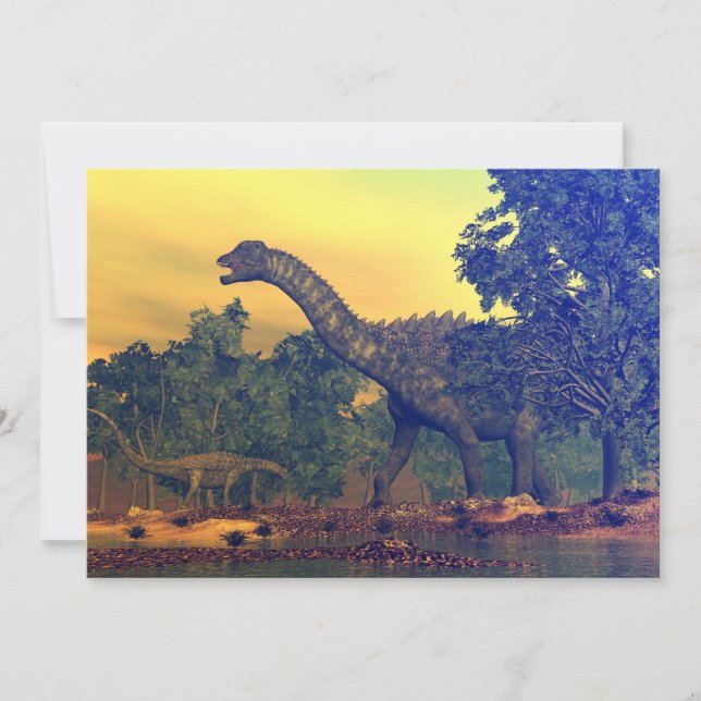 Ampelosaurus dinosaurs (Front)