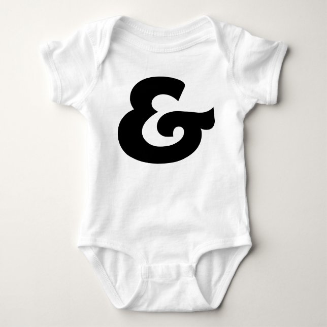 Ampersand Baby Bodysuit (Front)