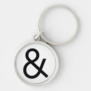 Ampersand - Black Key Ring