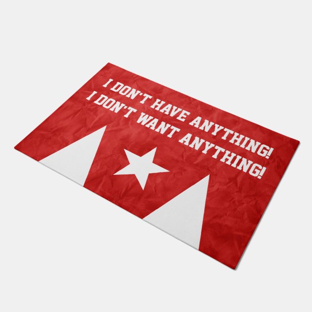 ampersand - DIY - Add your own sign, text & ideas Doormat (Angled)