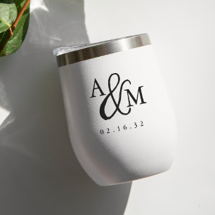 Ampersand Monogram Wedding Favour