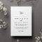 Ampersand Monogram Wedding Invitation