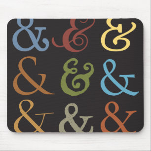 ampersand mouse pad