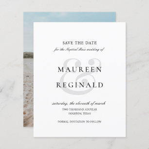 Ampersand Photo Budget Wedding Save the Date