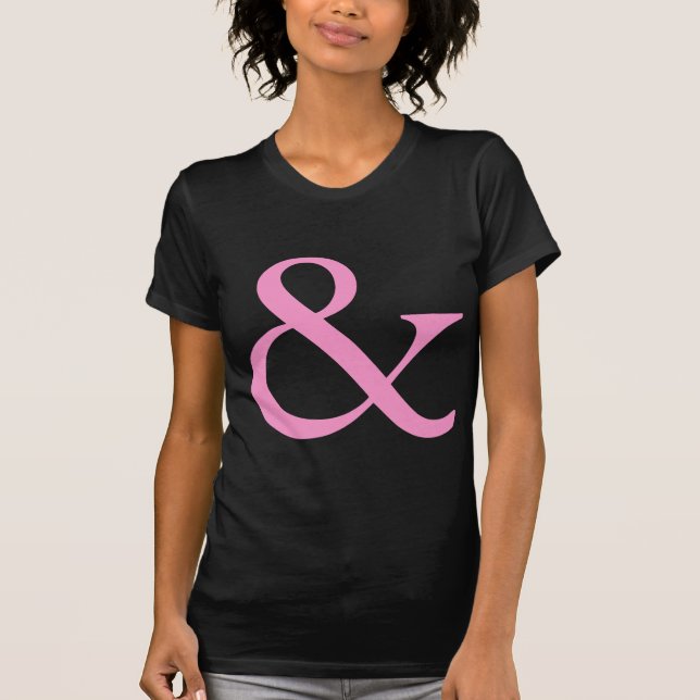 Ampersand - Pink T-Shirt (Front)