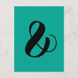 Ampersand postcard