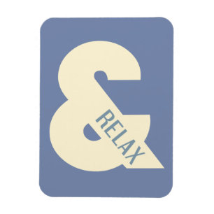 Ampersand Relax Minimalist Magnet