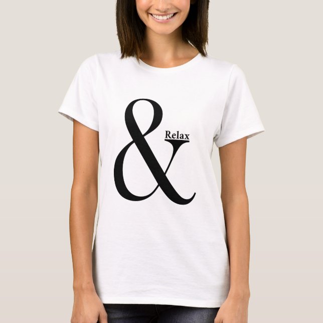 Ampersand Relax T-Shirt (Front)