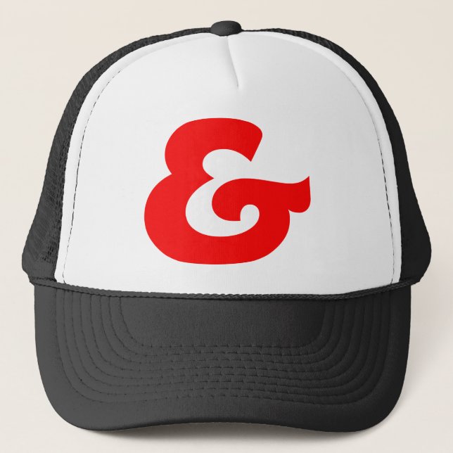 Ampersand Trucker Hat (Front)