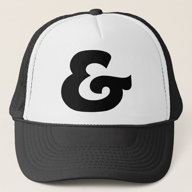 Ampersand Trucker Hat (Front)
