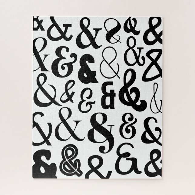 Ampersands Jigsaw Puzzle (Vertical)