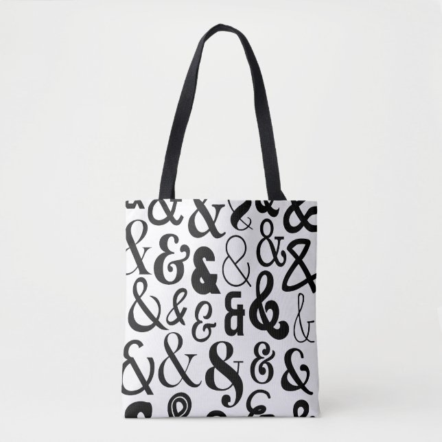 Ampersands Tote Bag (Front)