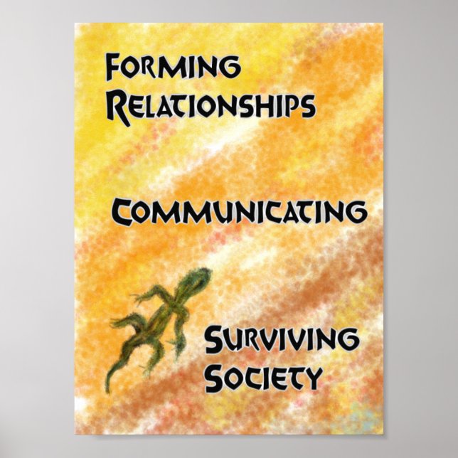 Amphibian Autism: Dry Land Poster (Front)