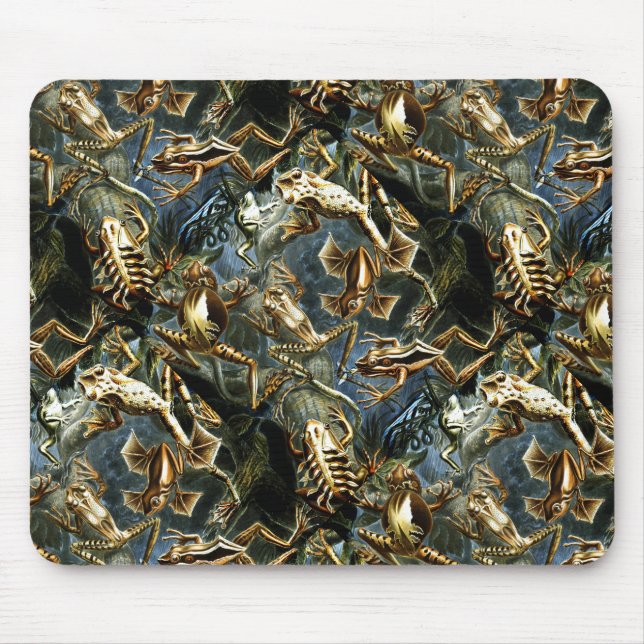 Amphibians Batrachia Frogs Mouse Pad (Front)