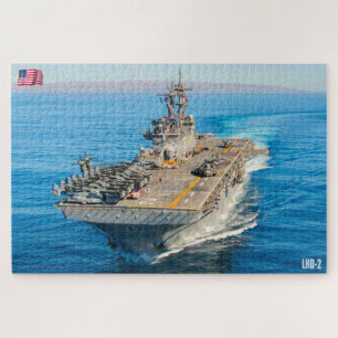 AMPHIBIOUS ASSAULT SHIP – LHD 2 (20x30 INCH) Jigsaw Puzzle