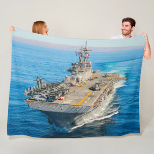 AMPHIBIOUS ASSAULT SHIP – LHD 2 FLEECE BLANKET