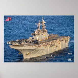 AMPHIBIOUS ASSAULT SHIP – LHD-2 POSTER