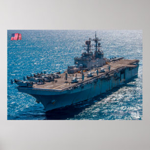 AMPHIBIOUS ASSAULT SHIP – LHD-6 POSTER